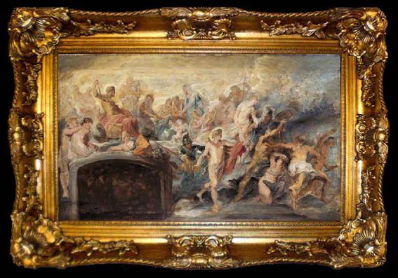 framed  Peter Paul Rubens Council of Gods, ta009-2